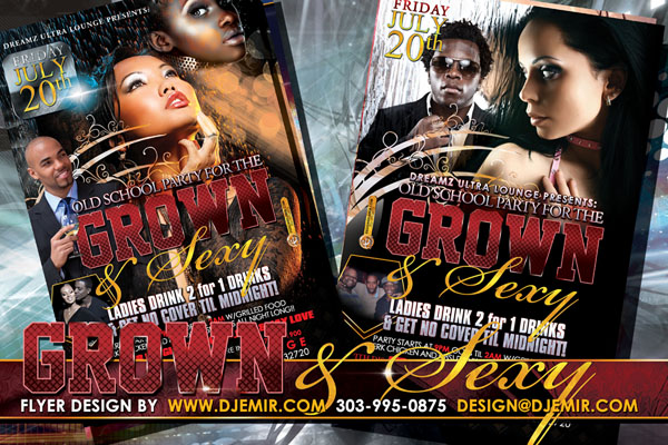 Amazing Flyer Designs Grown And Sexy Flyer Design Bamboo Lounge Florida