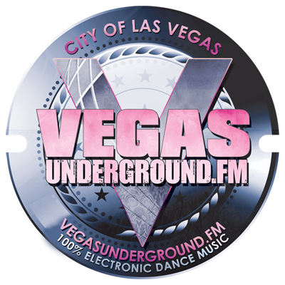 Vegas Underground FM Electronic Dance Music Logo Design